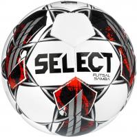 Мяч футзал. "SELECT Futsal Samba v22" арт. 1063460009, р.4,FIFA Basic, 32п, ТПУ, руч.сш, бел-кр-черн