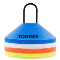 Фишки для разметки поля "TORRES" арт.TR1006, усеч. конусы, пластик, комп. из 40 шт, 4 цвета