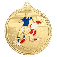 Медаль MZP 385-55/G футбол латунь