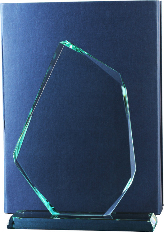 Награда стеклянная GL0002 250х190мм(10) футляр в комплекте