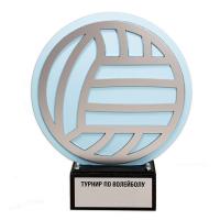 Награда DR 01023 волейбол (дерево, металл) H-23 см