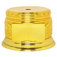 Цоколь BS 002/G C (пластик золото, D-120 мм, Н-100 мм)