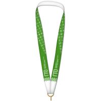 Лента для медали зеленая ГТО (1-сторонняя, 25 мм)