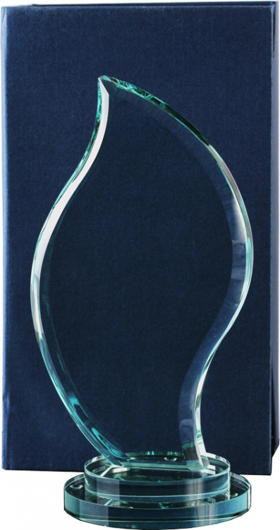 Награда стеклянная GL0001/FP 210х110мм(20) футляр в комплекте