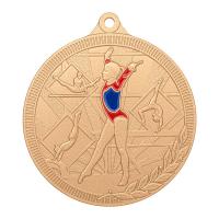 Медаль MZP 589-55/В гимнастика женская (D-55мм, s-2 мм) сталь