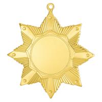 Медаль MZ 132-60/G (60х60мм, D-25мм, s-2мм)