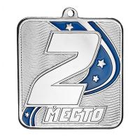 Медаль MZ 54-80/S 2 место (57х60 мм, s-2,5 мм)