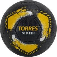 Мяч футб. "TORRES Street" арт.F020225, р.5, 32 пан.. рез., 4 подкл. слоя, руч. сшив., чер-желтый