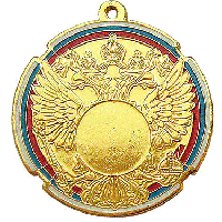 Медаль MD Rus.70/G (D-70 мм, D-25 мм, s-3 мм)