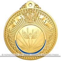 Медаль MZP 306-50/GBU (D-50 мм, D-25 мм, s-2 мм) латунь