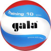 Мяч вол. "GALA Training 10" арт. BV5561S, р. 5, синт. кожа ПУ, клееный, бут. кам, бел-гол-красн