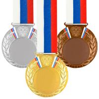 Комплект медалей MD Rus.80 (G,S,B) (D-80мм, D-50мм, s-2,5мм)