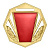 Медаль MZP 305-60/GRD (D-60мм, s-2мм) латунь