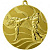 Медаль MMC 2550/G карате (D-50 мм, s-2,5 мм)