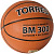 Мяч баск. "TORRES BM300" арт.B02013, р.3, резина, нейлон. корд, бут. камера, темнооранж-черн