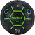 Мяч футб. "TORRES Freestyle Grip" арт.F320765, р.5, 32 панели. PU, ручная сшивка, черно-зеленый