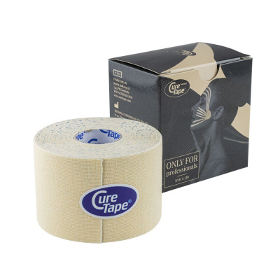 Тейп кинезиологический  CureTape Beauty TM New*,  5 см x 5 м, бежевый