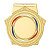 Медаль MZP 505-55/GM (50х55мм, D-25мм,  s-2 мм) сталь