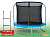 Батут StartLine Fitness 8 футов (244 см) с внутренней сеткой, держателями и лестницей