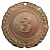 Медаль MZ 28-45/В 3 место (D-45 мм, s-2 мм)