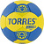 Мяч ганд. "TORRES Club" арт.H32142, р.2, ПУ, 5 подкл. слоев, руч. сшивка, сине-желтый