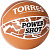 Мяч баск. "TORRES Power Shot" арт.B32087, р.7, 8 пан., ПУ, нейлон.корд,бут.кам, оранжево-белый