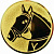 Эмблема D1-A71/G конный спорт (D-25 мм)