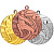 Комплект медалей MMC 1540 волейбол (D-40мм, s-2мм) (G/S/B)