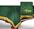 Чехол для б/стола 9-2 (зеленый с зеленой бахромой, без логотипа)