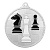 Медаль MZP 570-55/S шахматы (D-55мм, s-2 мм) сталь