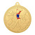 Медаль MZP 589-55/G гимнастика женская (D-55мм, s-2 мм) сталь