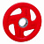 Диск обрезиненный FASSION цветной D51 мм PROFI-FIT  5 кг РАСПРОДАЖА