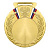 Медаль MD Rus.79/G (D-80мм, D-50мм, s-2,5мм)
