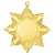 Медаль MZ 132-60/G (60х60мм, D-25мм, s-2мм)
