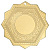 Медаль MZ 55-60/GM (D-60мм, D-25мм, s-2,5мм)
