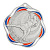 Медаль MZP 580-50/S фигурное катание (D-50мм, s-2 мм) сталь