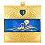 Медаль MZP 301-65/GBU брасс 2 место (65х65мм, s-2,5мм)