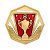 Медаль MZP 368-60/GRD (D-60 мм, s-2 мм) латунь