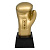 Награда DR 02001 B Боксерская перчатка (дерево, пластик, H-24 см)
