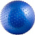 СЦ*Мяч массажный "TORRES", арт.AL121265, диам. 65 см, эласт. ПВХ, с насосом, синий