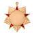 Медаль MZP 551-50/ВM (48х48мм, D-25мм, s-2мм) сталь