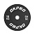 Диск бамперный резиновый 15 кг OKPRO OK2006-1