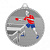 Медаль MZP 572-55/S теннис настольный (D-55мм, s-2 мм)